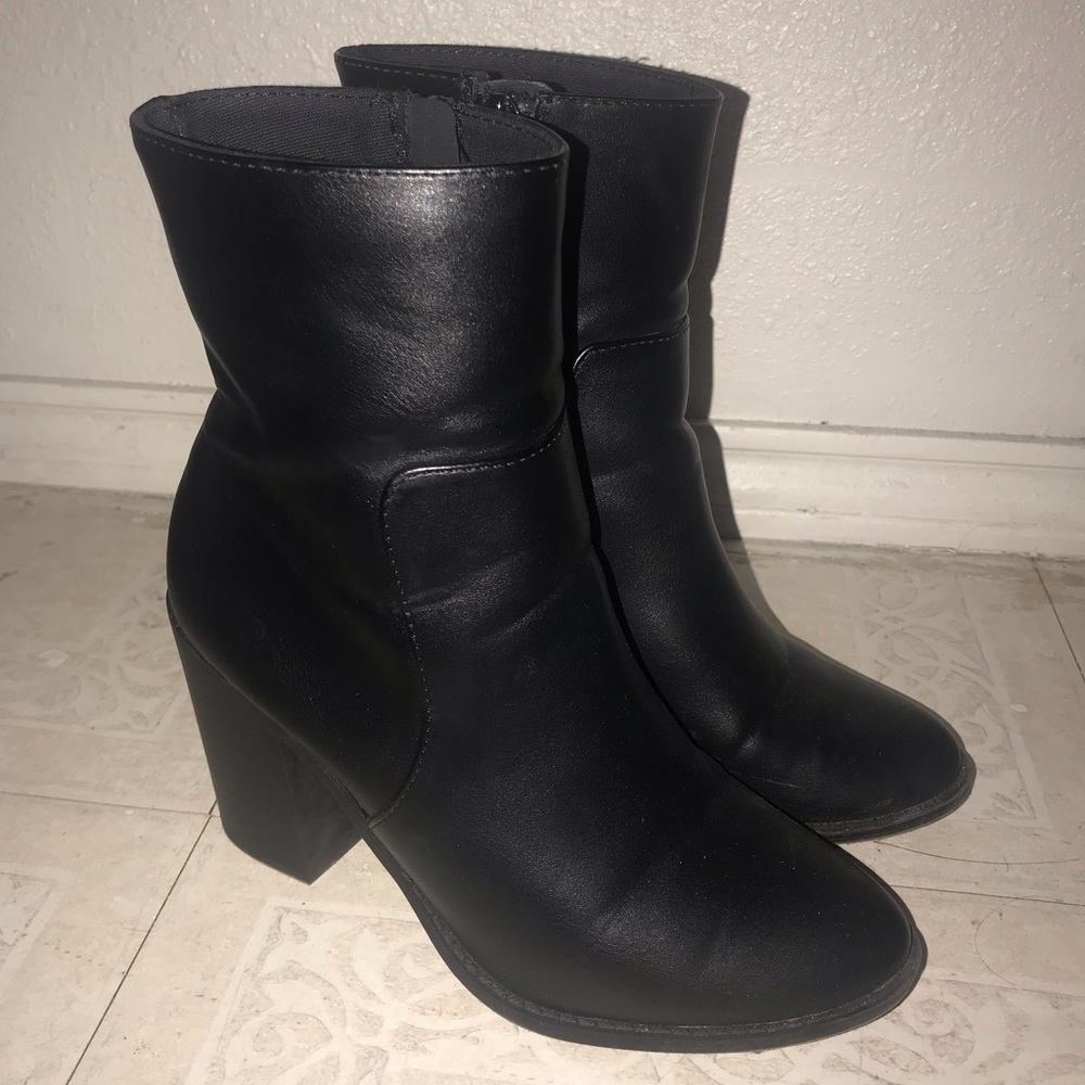 Black booties